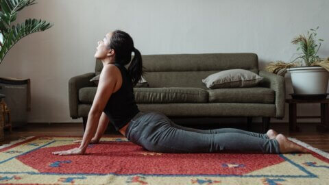 Make the cobra pose part of your daily yoga routine